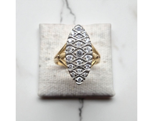 Bague - Or 750/1000 -...
