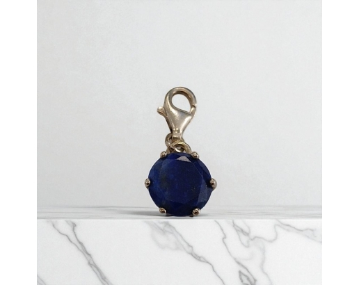 Pendentif Pierre bleu -...
