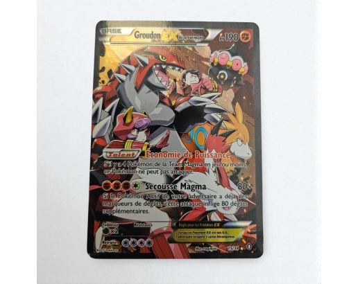 CARTE POKEMON GROUDON EX 15/34
