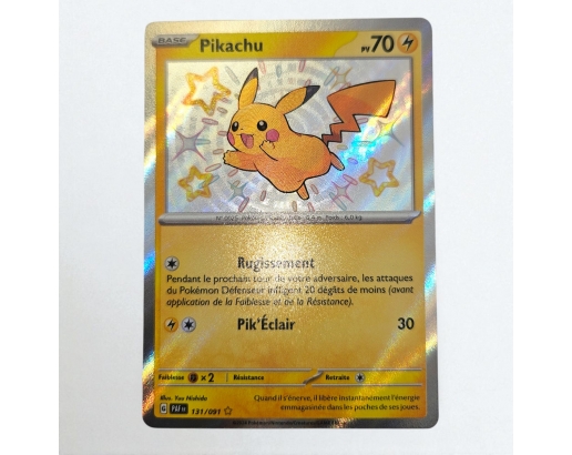 carte pokemon PIKACHU 131/091